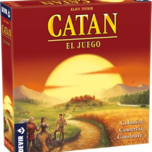Catan Clásico, Juego de Mesa Familiar, Juego de Mesa para jugar con Amigos +8años