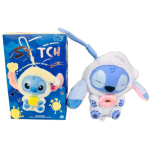 Stitch Labubu - Muñeco Llavero de peluche